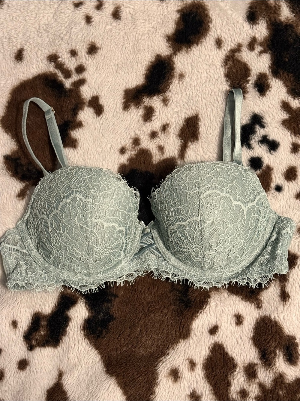 Victoria's Secret Lace Bra in Sage